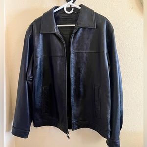 Men’s genuine leather jacket
